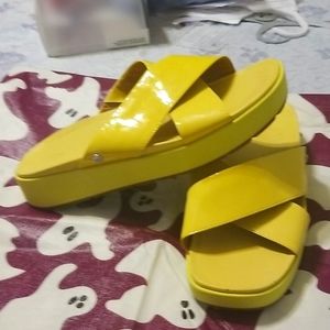 Yellow UGG Sandals